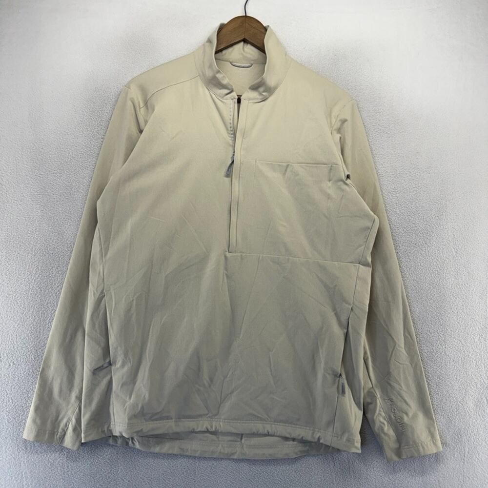 Houdini Jacket Men's Medium Beige gray Daybreak Pullover Windbreaker Running